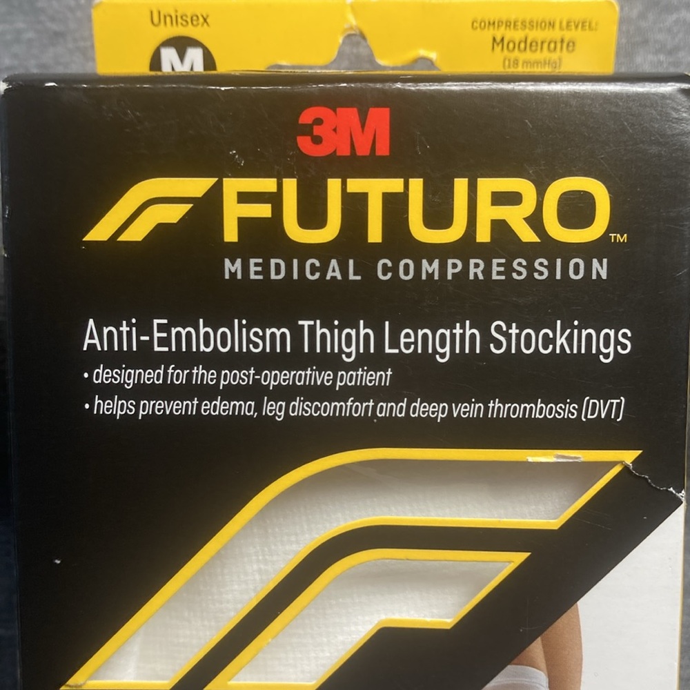 Futuro Medical Compression anti embolism Thigh high Stocking unisex M short - Picture 6 of 10